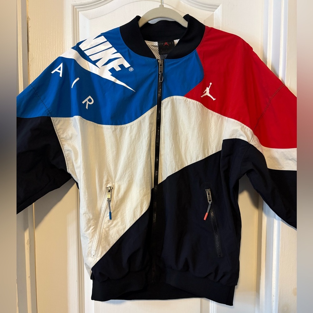 Nike Air Jordan wind breaker Jacket - Red, Blue, White